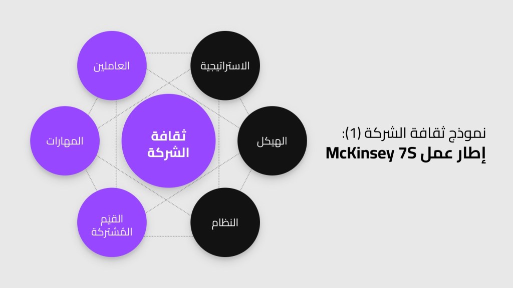 نموذج ثقافة الشركة إطار عمل McKinsey 7S