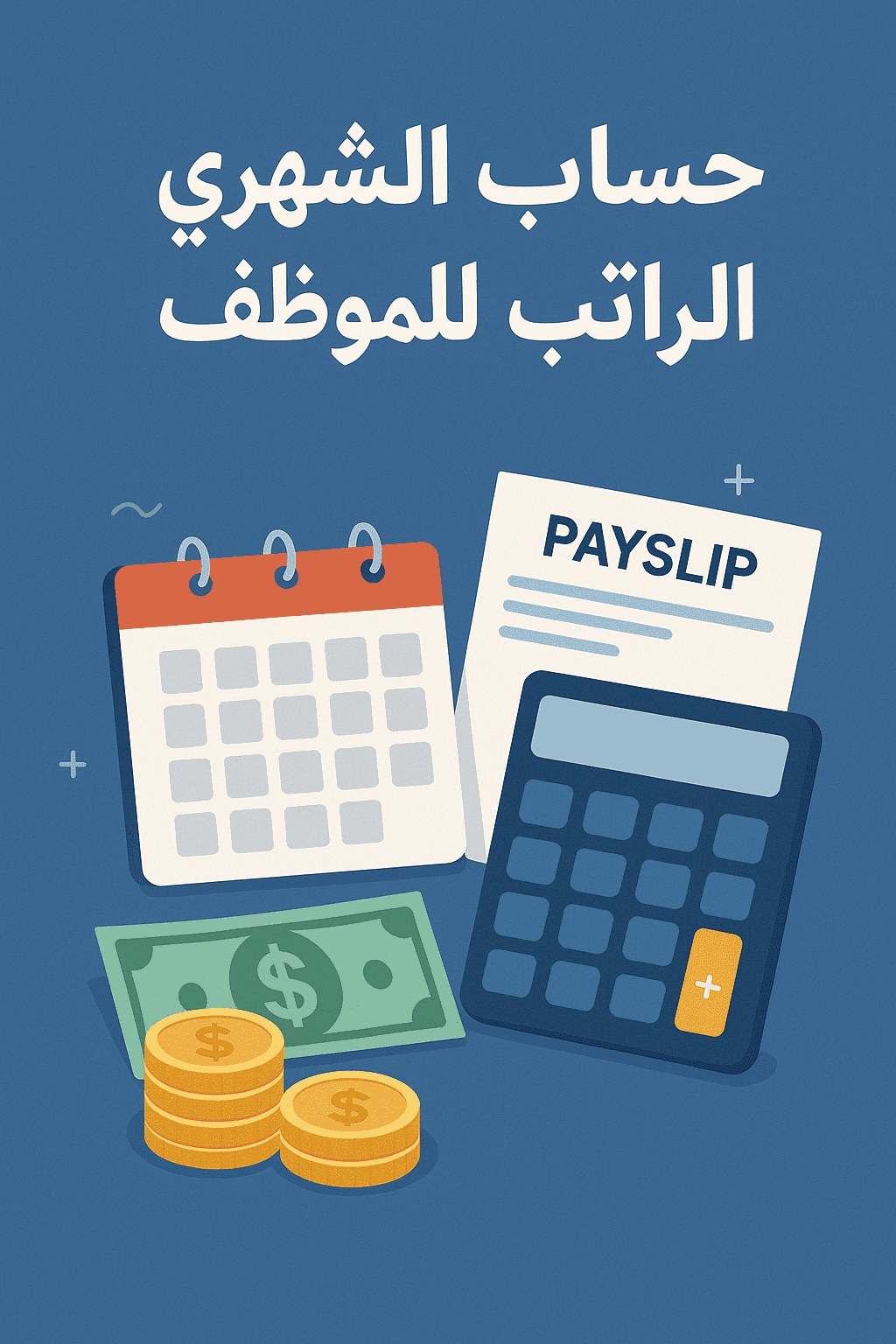 حساب الراتب الشهري للموظف