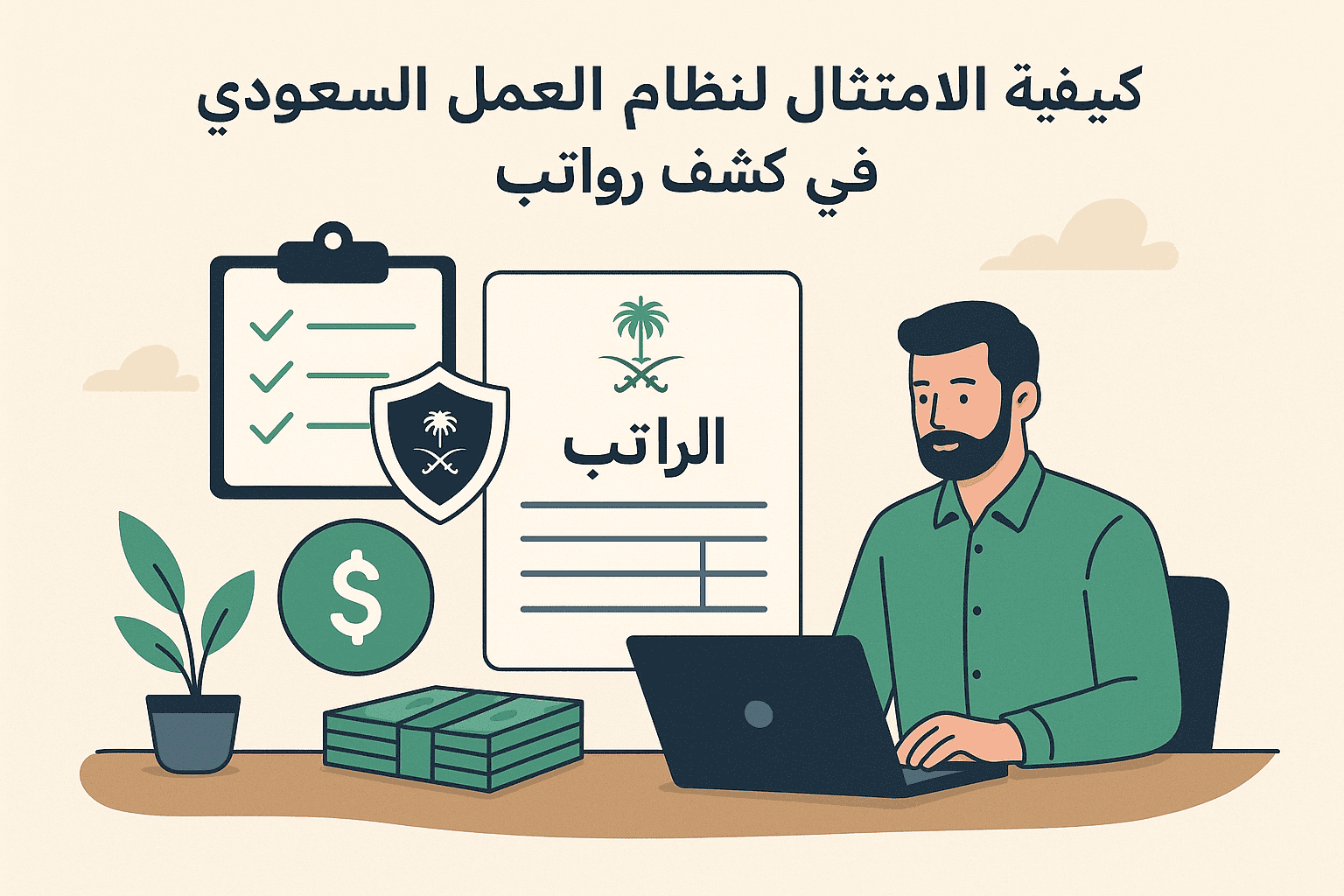 كيفية الامتثال لنظام العمل السعودي في كشف الرواتب
