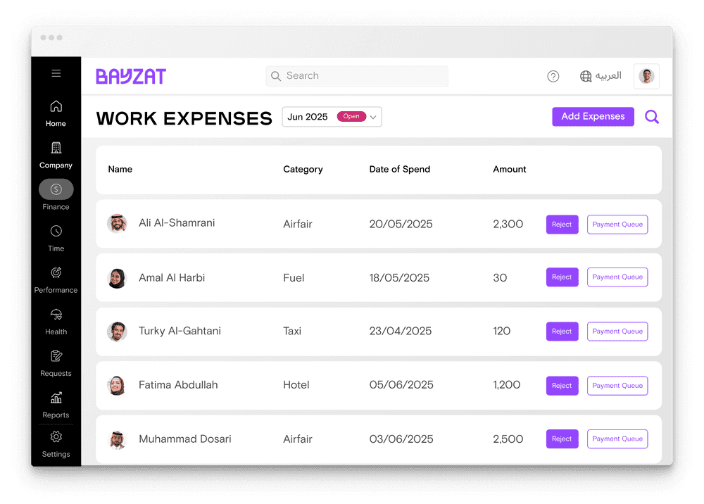 Expenses Management
