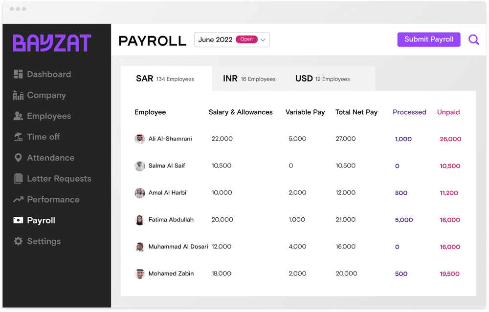 Automated Payroll Processing