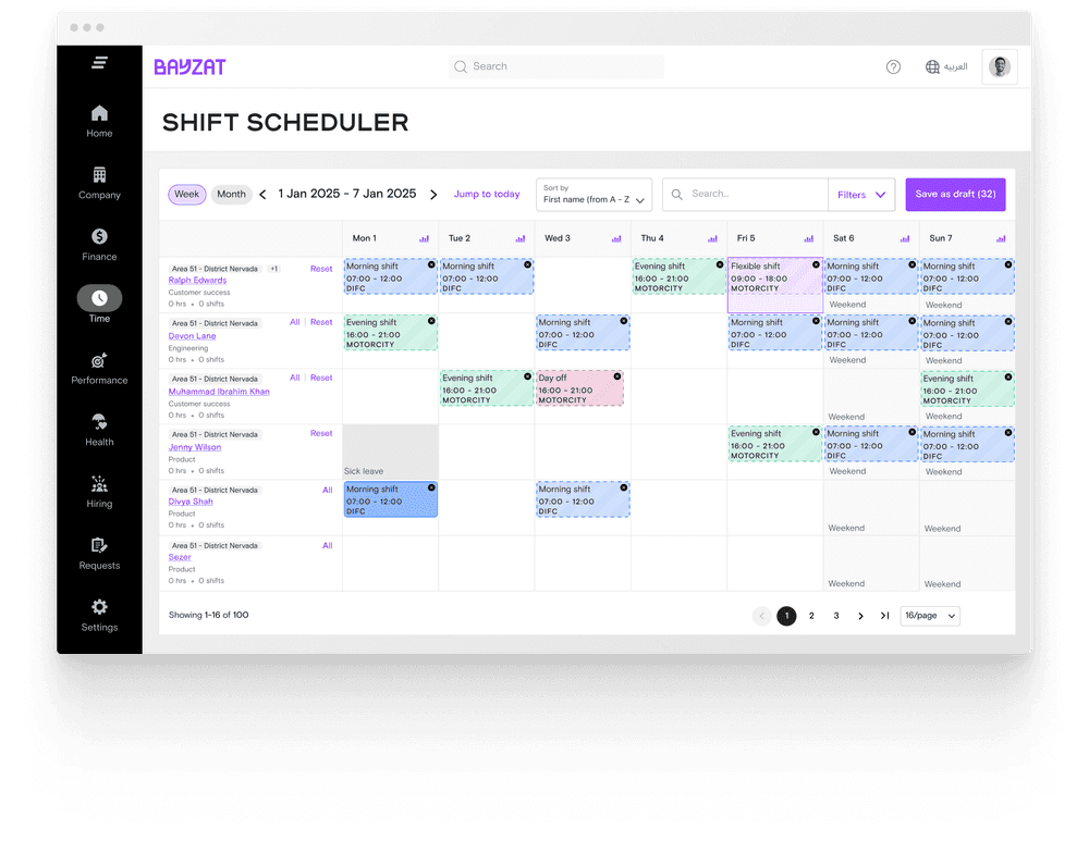 Employee Scheduling & Shift Management