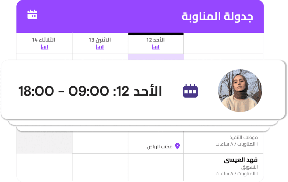 جدولة المناوبات