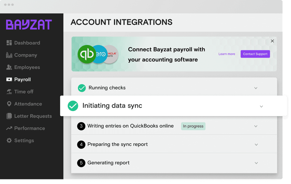 SEAMLESS ACCOUNTING INTEGRATION