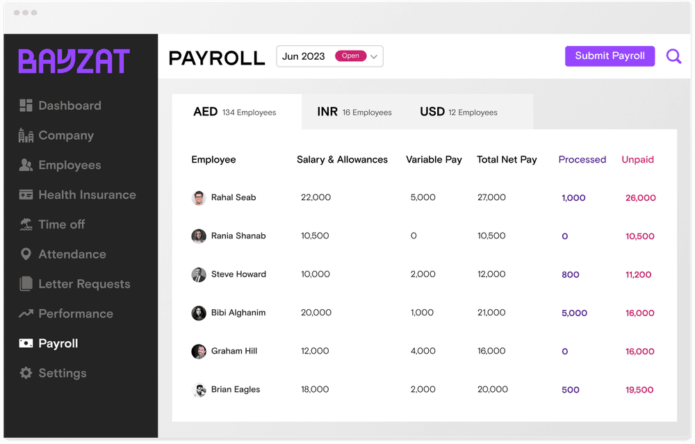 Automated Payroll Processing