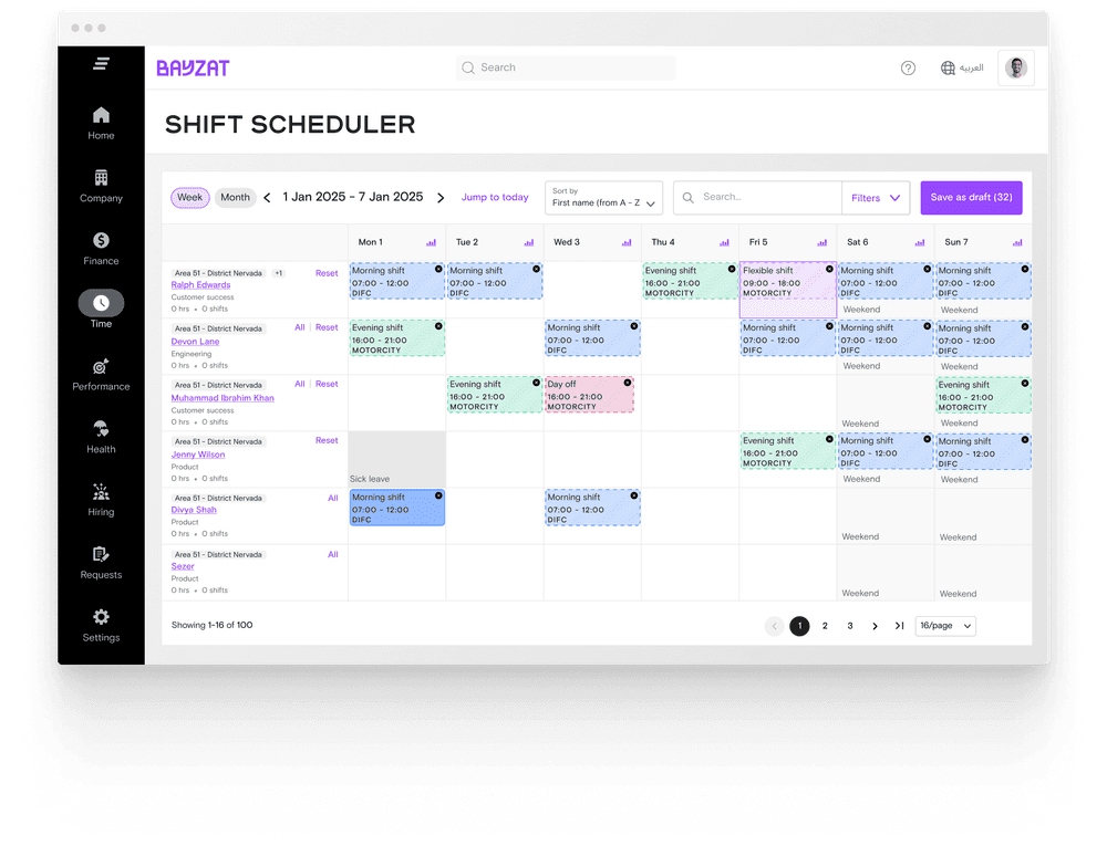 Employee Scheduling & Shift Management
