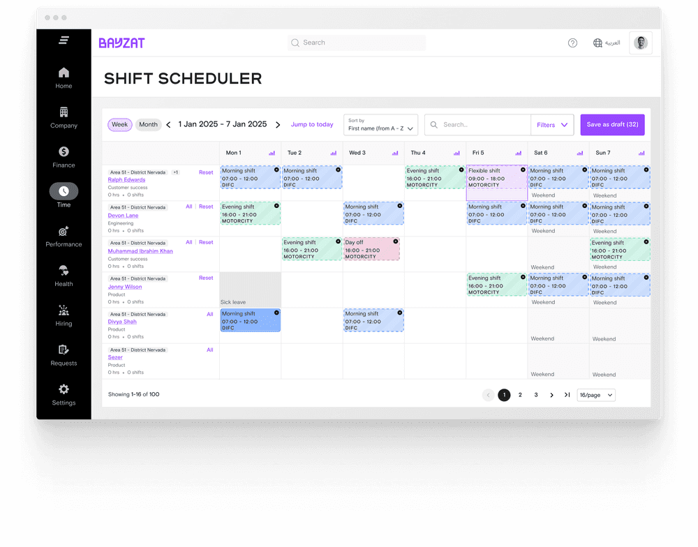 Easy Shift Creation & Management
